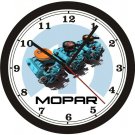 MOPAR 383 ENGINE PHOTO WALL CLOCK-FREE US SHIP-DODGE-PLYMOUTH!