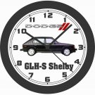 1986 DODGE OMNI GLH-S SHELBY WALL CLOCK-CHALLENGER, ROADRUNNER
