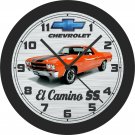 1970 Chevrolet El Camino SS (Orange) Wall Clock-Free US Ship