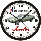 1972 AMERICAN MOTORS JAVELIN WALL CLOCK-FREE USA SHIP!
