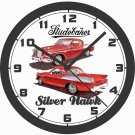 1957 STUDEBAKER SILVER HAWK WALL CLOCK-FREE USA SHIP!, DeSoto, Ford, Chevrolet