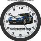 1965 Shelby Daytona Coupe Wall Clock-Ford, Corvette, GT, GT40