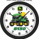 John Deere S130 Lawn Tractor Wall Clock-Free US Ship