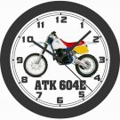 1988 ATK 604E MOTOCROSS BIKE WALL CLOCK-FREE USA SHIP