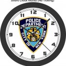 City Of New York Police Department Logo Wall Clock-Free US Ship, Sheriff, NYC