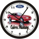 1994 FORD MUSTANG COBRA INDY PACE CAR WALL CLOCK-FREE USA SHIP!