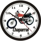 1973 CHAPARRAL MOTORCYCLE WALL CLOCK-FREE US SHIP!