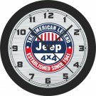 Jeep 4x4 The American Legend Est. 1941 Badge Wall Clock-Free US Ship