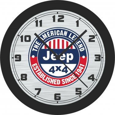 Jeep 4x4 The American Legend Est. 1941 Badge Wall Clock-Free US Ship