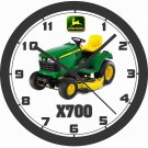 JOHN DEERE X700 GARDEN TRACTOR WALL CLOCK-FREE USA SHIP