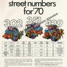 1970 Ford Street Numbers Advertisement Poster-Free US Ship!