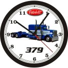 PETERBILT 379 Semi-Truck Wall Clock-Personalize or Add Business Name Free!