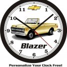 1969 CHEVROLET K-SERIES BLAZER WALL CLOCK-FREE USA SHIP!