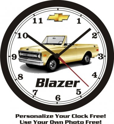 1969 CHEVROLET K-SERIES BLAZER WALL CLOCK-FREE USA SHIP!