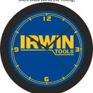 Irwin Tools Wall Clock-Free US Ship, Craftsman, Milwaukee, Snap-On, Mac Tools