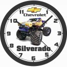 CHEVROLET SILVERADO PICKUP MONSTER TRUCK WALL CLOCK-FREE USA SHIP