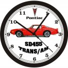 1974 PONTIAC FIREBIRD TRANS/AM SD455 WALL CLOCK-FREE USA SHIP