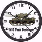 U.S. ARMY M10 TANK DESTROYER WALL CLOCK-FREE USA SHIP