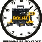 DEWALT HAMMER DRILL WALL CLOCK-FREE USA SHIP!