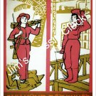 VIETNAM WAR HERO HOUSEWIFE WOMAN SOLDIER PRINT-Free USA Ship