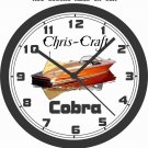 CHRIS CRAFT COBRA WALL CLOCK-FREE USA SHIP