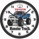 TOYOTA PICKUP MONSTER TRUCK WALL CLOCK-FREE USA SHIP!
