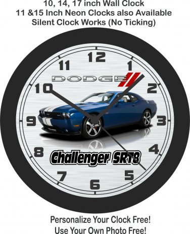 2011 Dodge Challenger SRT8 Inaugural Edition Wall Clock-Free US Ship