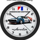 1972 American Motors Javelin Trans-Am Race Car Wall Clock-AMC