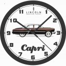 1954 LINCOLN CAPRI WALL CLOCK-FORD, MERCURY, CHEVROLET DODGE