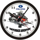 2012 POLARIS 600 SWITCHBACK ADVENTURE SNOWMOBILE WALL CLOCK-FREE USA SHIP!