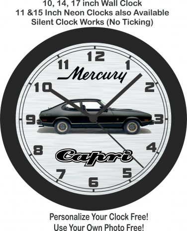 1976 Mercury Capri Wall Clock-Free US Ship