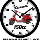1964 VESPA 150cc MOTORSCOOTER WALL CLOCK-NEW!!-FREE USA SHIP!