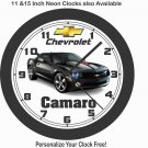 CHEVROLET CAMARO 45TH EDITION WALL CLOCK-MUSTANG, CHALLENGER, CHEVELLE, CORVETTE