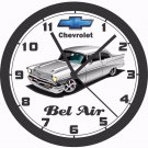 1957 CHEVROLET BEL AIR WALL CLOCK-FREE USA SHIP!