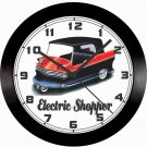 1960 ELECTRIC SHOPPER CAR WALL CLOCK-FREE USA SHIP!, Ford, Dodge, GMC
