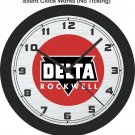 Delta-Rockwell Tools Logo Wall Clock-Free US Ship