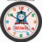 Thomas The Train Wall Clock-Add Child's Name Free-Choose for Boy or Girl