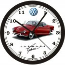 VOLKSWAGEN KARMANN GHIA WALL CLOCK-FREE USA SHIP-Choose 1 of 3 Colors