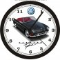 VOLKSWAGEN KARMANN GHIA WALL CLOCK-FREE USA SHIP-Choose 1 of 3 Colors