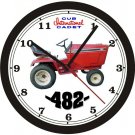 INTERNATIONAL CUB CADET 482 WALL CLOCK-FREE USA SHIP!