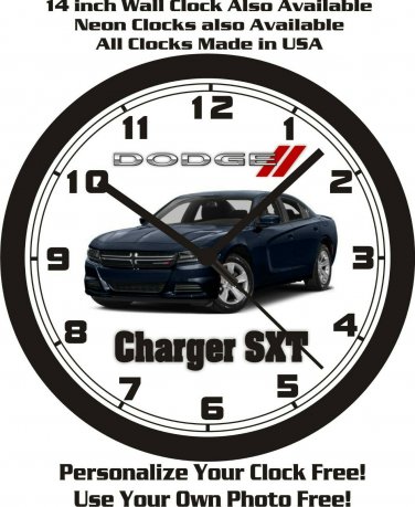2015-2020 DODGE CHARGER SXT WALL CLOCK-FREE USA SHIP!