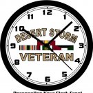 DESERT STORM VETERAN 10 INCH WALL CLOCK