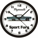 1968 PLYMOUTH SPORT FURY WALL CLOCK-FREE USA SHIP!