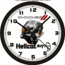 2015-2020 DODGE SRT HELLCAT HEMI ENGINE WALL CLOCK-FREE USA SHIP!