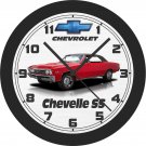 1967 Chevrolet Chevelle SS (Red) Wall Clock-Free US Ship