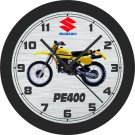 1980 Suzuki PE400 Motorcycle Wall Clock-Free US Ship