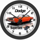 1969 DODGE CORONET SUPERBEE WALL CLOCK-FREE USA SHIP-NEW!