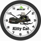 1992 ARCTIC CAT KITTY CAT SNOWMOBILE WALL CLOCK-FREE USA SHIP
