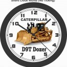 CATERPILLAR D9T DOZER WALL CLOCK-FREE USA SHIP