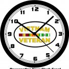 VIETNAM VETERAN 10 INCH WALL CLOCK-FREE USA SHIP!